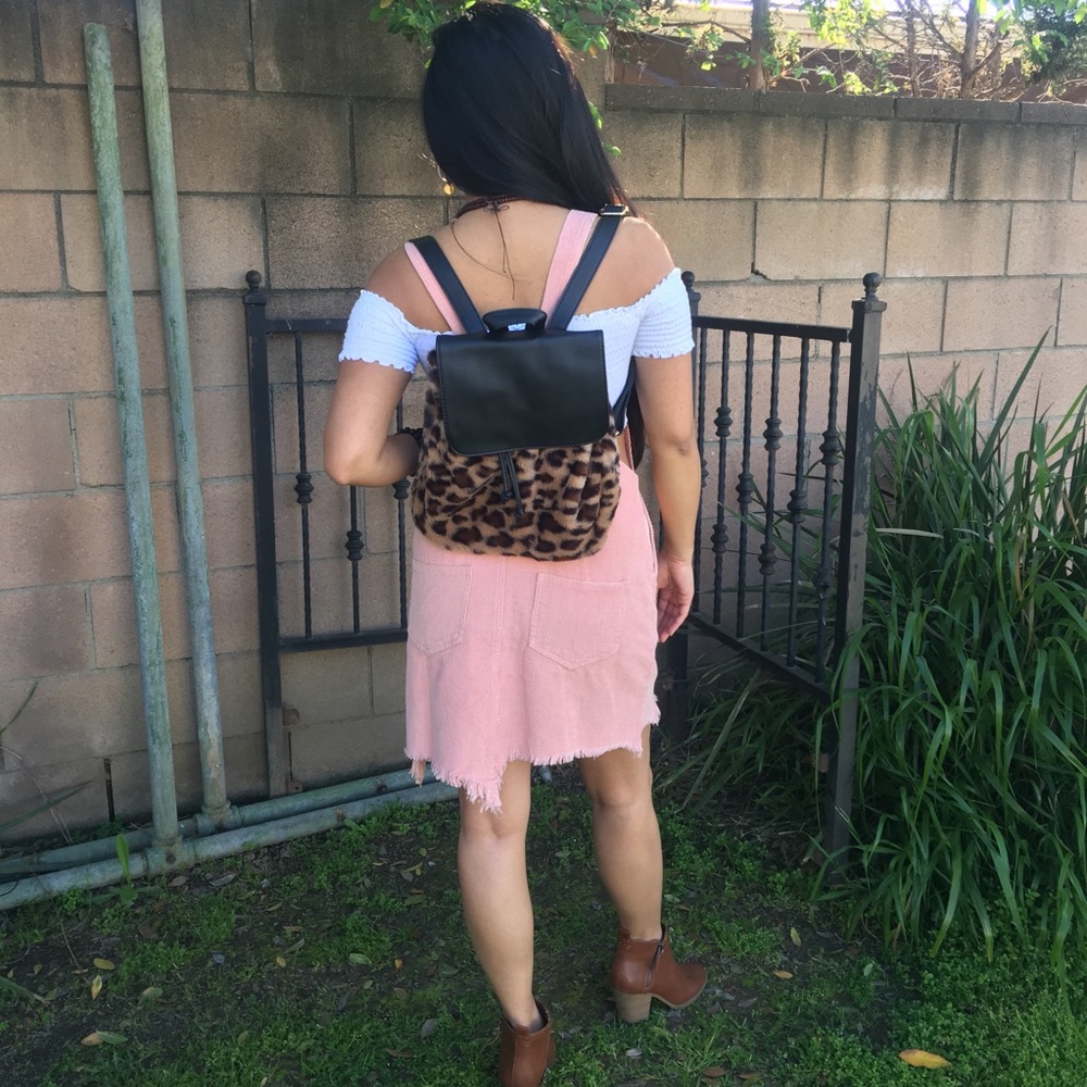 Festival ready denim overalls mini dress w/raw hem - Picture 8 of 8